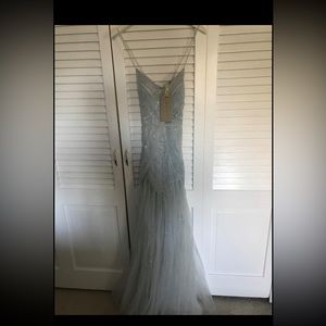 Designer prom dress baby blue